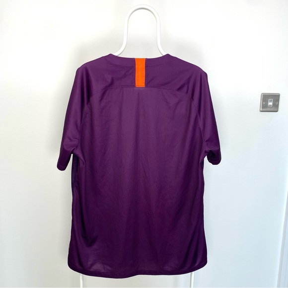 Nike Manchester City Football Shirt 2018/2019 3rd Kit Purple Mens XL - Picture 7 of 11